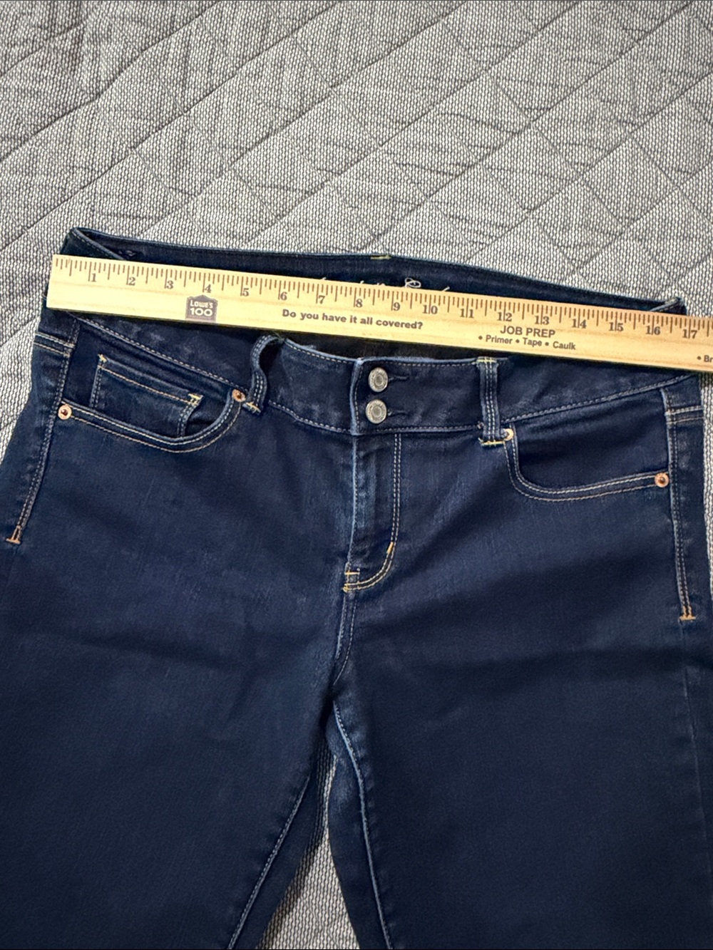 American Eagle Outfitters Indigo Straight Leg Jeans - Women's - Picture 6 of 7